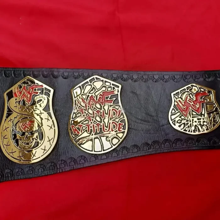 STONE COLD SMOKING SKULL BELT