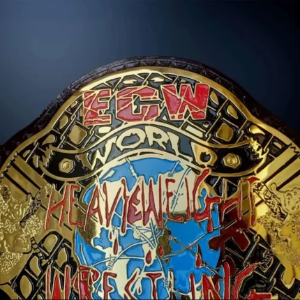 ECW WORLD HEAVYWEIGHT Championship Belt In 24K GOLD