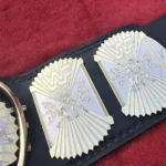 WWF WINGED EAGLE DUAL PLATED Black Brass 24K Gold Championship Title Belt